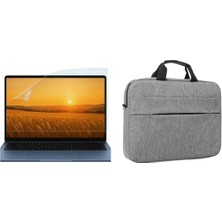 MacBook Pro 16" (M4 Pro) Gri Unisex Omuz Askılı Laptop Çantası ve Ekran Koruyucu