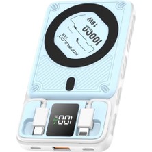 TeknoKapsül M25W 10.000 Mah 20W Pd Magsafe Powerbank - Mavi