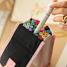 TeknoKapsül 24’lü Çift Uçlu Alkol Bazlı Marker Kalem Seti – Brush + Chisel