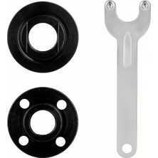 TeknoKapsül Styquenzer Avuç Taşlama Anahtarı Seti, 5" 5/8-11 Açılı Taşlama Anahtarı, Metal, 2 Flanş Somun, Açılı Anahtar, Açılı Anahtar, Açılı Taşlama Makinesi, Aksesuar, Evrensel Yedek Aksesuar