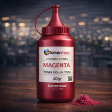 tonermax Kyocera TK-5490 Toner Tozu Kırmızı 40 gr | MA2101CFX | MA2101CWFX | PA2101CWX | PA2101CX | MA2101 | PA2101