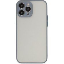 TeknoKapsül iPhone 14 Pro Max Kılıf Montreal Silikon Kapak - Gri