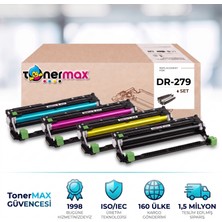 tonermax Brother DR-279 Muadil Drum Ünitesi Set (4 Renk)- Çipli / DCP-L3520CDW / L3560CDW / HL-L3220CW / L3240CDW / L3280CDW / MFC-L3720CDW / L3760CDW / L3755CDW / L3780CDW / L8390CDW