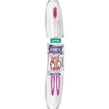 TeknoKapsül Banat Acrobat Junior Çocuk Diş Fırçası, Soft, 5+ Yaş, Pembe