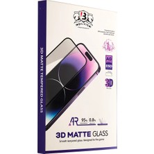 Aparim Newface Apple iPhone 16 Pro Bilvis 3D Mat Cam Ekran Koruyucu