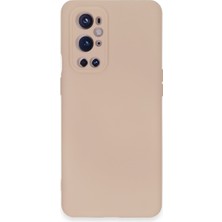 TeknoKapsül One Plus 9 Pro Kılıf Nano Içi Kadife Silikon - Pudra