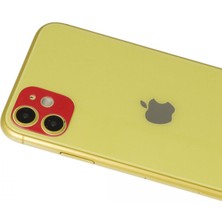 TeknoKapsül iPhone 11 Rainbow Kamera Lens Koruma Cam - Kırmızı