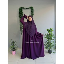 Yüsra Collection Erva Abaya ve Kısa Sufle 2'li Takım