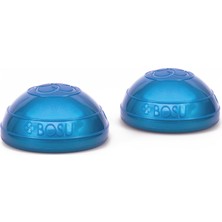 TeknoKapsül Bosu 16,5 cm Çap, Üniseks, Dinamik 2 Taraflı Ev Egzersiz Denge Topu, Güç ve Esneklik Için, Mavi (2 Adet)