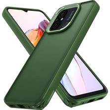 Aslanoğlu Store Xiaomi Redmi 12C Kılıf Elegant Kapak - Yeşil
