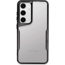 Aslanoğlu Store Samsung Galaxy S25 Kılıf Boyi Silikon Kapak - Siyah