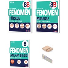 Fenomen Yayıncılık 8.sınıf 8b Paragraf Anlam Türkçe Soru Bankası Lgs 2027+ÇÖZÜM Ayracı+Telefon Tutucu