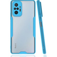 Aslanoğlu Store Xiaomi Redmi Note 10 Pro Kılıf Platin Silikon - Mavi