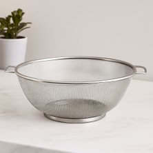Aslanoğlu Store 28 cm Metal Tel Süzgeç (Kulplu, Ayaklı)