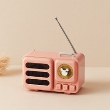 Aslanoğlu Store Bluetooth Işıklı USB Şarjlı Taşınabilir Hoparlör (Tf Kart, Renkli Kasa)