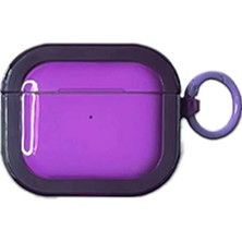 Aslanoğlu Store Movenchy Apple Airpods Pro 2 (2.nesil) Bond Kılıf - Mor