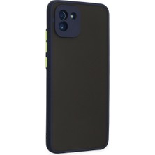 Aslanoğlu Store Samsung Galaxy A03 Kılıf Montreal Silikon Kapak - Lacivert