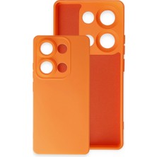 Aslanoğlu Store Xiaomi Redmi Note 13 Pro 4g Kılıf Nano Içi Kadife Silikon - Kırmızı