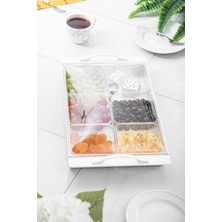 Aslanoğlu Store Soft Beyaz Akrilik Saray Kahvaltılık Seti