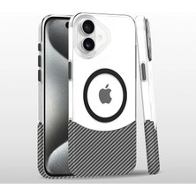 Aslanoğlu Store Joko  Iphone 16 Plus Carbon Puzzle Magsafe Kapak - Beyaz