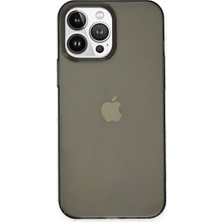 Aslanoğlu Store Iphone 14 Pro Kılıf Pc Sert Şeffaf Kapak - Siyah