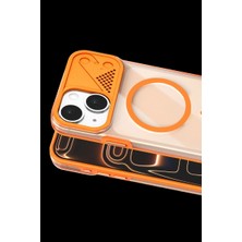 Magicool Joko  Iphone 15 Zinko Magsafe Kapak - Turuncu