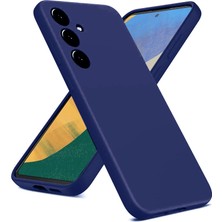 Aslanoğlu Store Samsung Galaxy A36 Kılıf Nano Içi Kadife Silikon - Lacivert