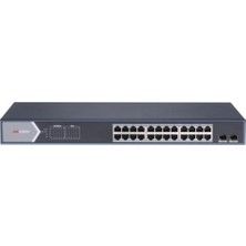 Nusrat Bilişim Hikvision DS-3E0526P-E-M 24 Port Poe 225W Gigabit Switch