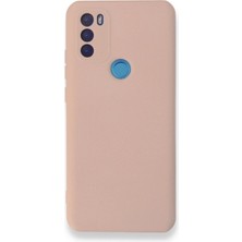 Aslanoğlu Store General Mobile Gm 21 Plus Kılıf Nano Içi Kadife Silikon - Pudra