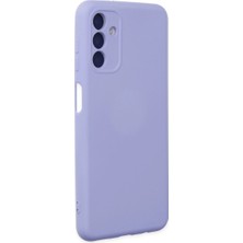 Aslanoğlu Store Samsung Galaxy A04S Kılıf Nano Içi Kadife Silikon - Lila