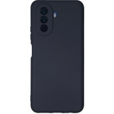 Aslanoğlu Store Huawei Nova Y70 Kılıf Nano Içi Kadife Silikon - Lacivert