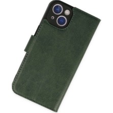 Aslanoğlu Store Iphone 14 Plus Kılıf Trend S Plus Kapaklı Kılıf - Yeşil