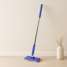 Aslanoğlu Store Otomatik Bez Değiştiren Mop 360° Döner Başlık 66 cm Sap
