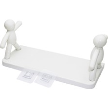 Aslanoğlu Store Rambo Manken Tutacaklı Plastik Etejer Yapışkanlı BÜYÜK=13.5X33CM