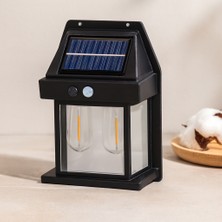 Aslanoğlu Store Solar Sensörlü Duvar Lambası 2X1W 1800MAH Dış Mekan