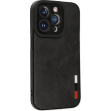 Aslanoğlu Store Iphone 14 Pro Kılıf Loop Deri Silikon - Siyah
