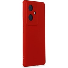 Aslanoğlu Store Vivo V29 Lite Kılıf Nano Içi Kadife Silikon - Kırmızı