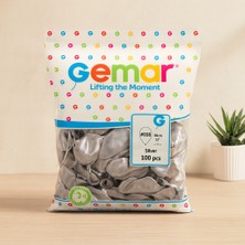 Aslanoğlu Store Metalik Gümüş Balon 11'' (28 Cm) - 100'LÜ