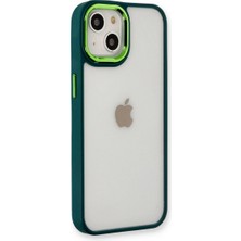 Aslanoğlu Store Iphone 14 Plus Kılıf Dora Kapak - Haki Yeşil