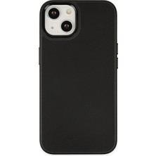 Aslanoğlu Store Iphone 14 Plus Kılıf Asya Deri Silikon - Siyah