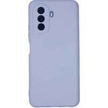 Aslanoğlu Store Huawei Nova Y70 Kılıf Nano Içi Kadife Silikon - Lila
