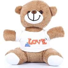 Aslanoğlu Store 23 cm Atkılı Peluş Ayıcık Karışık Renkli