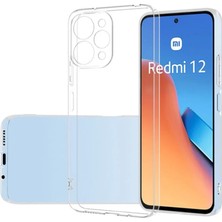 Aslanoğlu Store Xiaomi Redmi 12 Kılıf Lüx Şeffaf Silikon