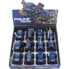 Aslanoğlu Store 779-69 Duble Sürtmeli Metal Dıecast Polis