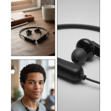 Aslanoğlu Store Gün Boyu Konfor Sağlayan Manyetik Kulak Içi Kablosuz Kulaklık