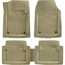 Promats Volkswagen Golf 5 2004 Model ve Sonrası Uyumlu Oto Paspas 4d Maximum Bej