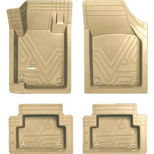 Promats Passat B5 Sedan 1997-2005 Model ve Sonrası Uyumlu Oto Paspas 5d Icon Bej