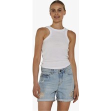 Noisy May Nmsmıley Nw Dest Shorts VI062LB Noos 27010866 Kadın Denim Şort
