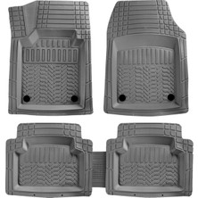 Promats Renault Captur 2015 Model ve Sonrası Uyumlu Oto Paspas 4d Maximum Gri