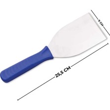 Depposite Mavi Saplı Paslanmaz Çelik Tatlı & Baklava Spatulası (No:2)